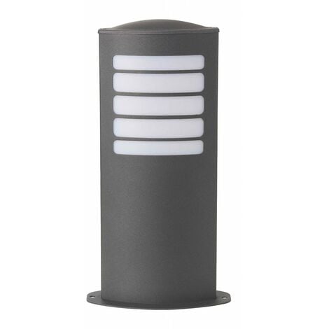 BRILLIANT Lampe, Venlo Außensockelleuchte Edelstahl/ E27, schwarz 1x 50cm A60, Kunststoff, (nicht 40W,Normallampen matt, enthalten)