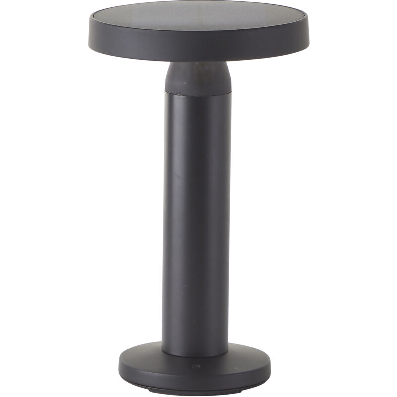 Led Außen-tischleuchte Magua Led Außentischleuchte, Solar, 22 Cm, 220 Lm, 4000 K, Metall, Schwarz - Brilliant