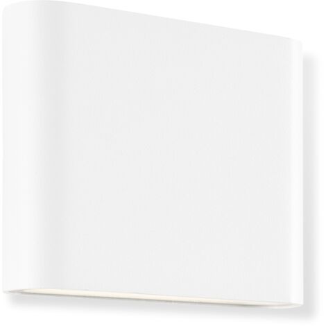 Brilliant LED Außen-Wandleuchte Welbie metall 7W Up- & Downlight Wandleuchten