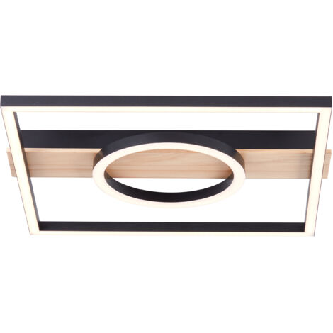 Brilliant Leuchten LED Deckenleuchte Maureen 24W, warmweiß, holz Deckenlampen & Kronleuchter