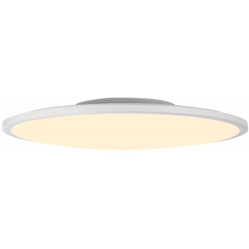 

BRILLIANT lámpara Plana Plafón LED 50cm aluminio/blanco | 1x 30W LED integrado, (2000lm, 3000-6000K) | Escala A ++ a E | Infinitamente