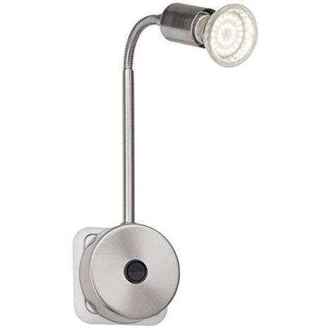 Brilliant Loona Lampada LED per presa di corrente LED (monocolore) GU10 3 W acciaio inox