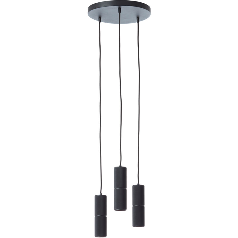 Pendelleuchte Marty Led-pendellampe, D, 30 Cm, 3x 350 Lm, 3000 K, Aluminium, Sand Schwarz - Brilliant