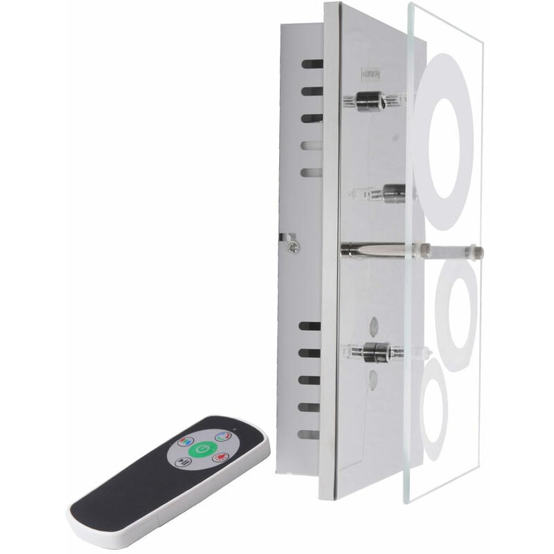 Lampe murale led rgb, éclairage de salon, lumière en verre, télécommande, couloir, brillant G94127/15