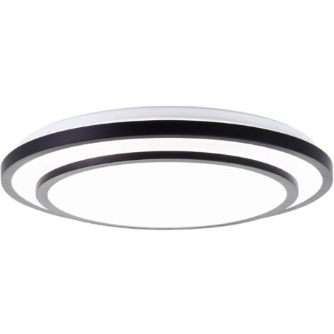 BRILLIANT PLAFONNIER NOIR LUCIANO Ø 49,5 CM - G80564A76