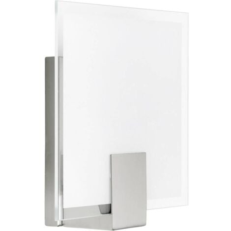 Brilliant Sonian 90324/13 Lampada da parete E14 40 W LED (monocolore) acciaio inox, Bianco