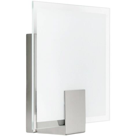 Brilliant Sonian 90324/13 Wandleuchte E14 40 W LED Edelstahl, Weiß