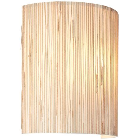 BRILLIANT Spot mural Wimea naturel  1x A60, E27, 52W, adapté aux lampes normales (non incluses)
