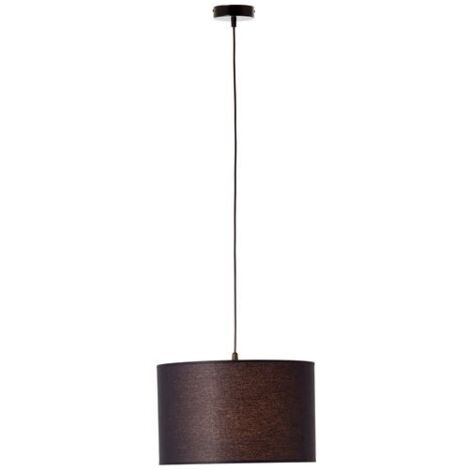 BRILLIANT Suspension Esher 38cm noir  1x A60, E27, 40W, adapté aux lampes normales (non incluses)