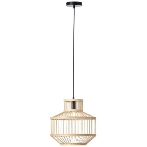 BRILLIANT Teva suspension 1 flamme noir / éclairage intérieur naturel, suspensions  1x A60, E27, 40W, convient aux lampes normales (non incluses)  A ++  Réglable en hauteur / le câble peut êtr