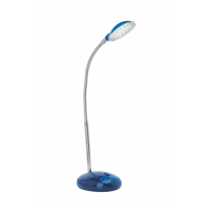 Brilliant - TIMMI LED Tischleuchte 32 cm Kunststoff / Metall Transparent / blau, G92927/03