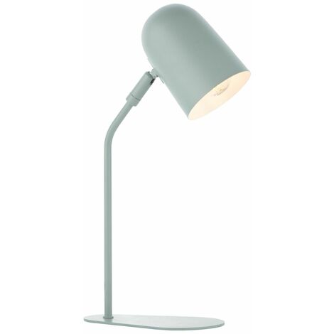 BRILLIANT Tong Tischleuchte grün matt  1x D45, E14, 25W, geeignet für Tropfenlampen (nicht enthalten)