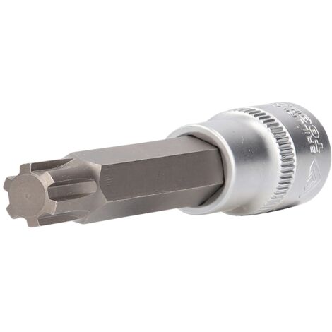 Brilliant Tools 1/2 RIBE-Bit-Stecknuss, 100 mm lang, M12