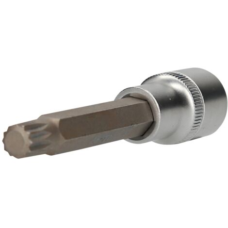 Brilliant Tools 1/2 Vielzahn-Bit-Stecknuss, 140 mm lang, M10
