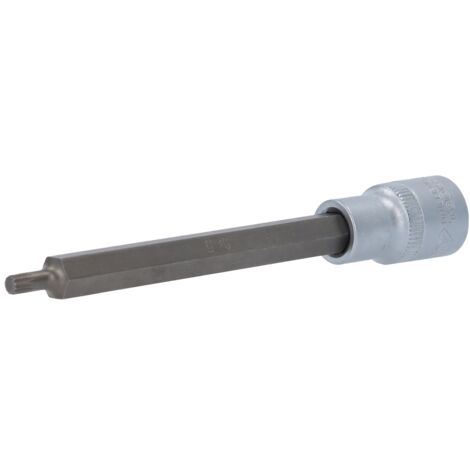 Brilliant Tools 1/2 Vielzahn-Bit-Stecknuss, 140 mm lang, M5