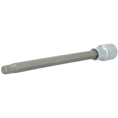 Brilliant Tools 1/2 Vielzahn-Bit-Stecknuss, 200 mm lang, M10