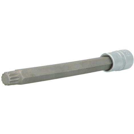 Brilliant Tools 1/2 Vielzahn-Bit-Stecknuss, 200 mm lang, M14