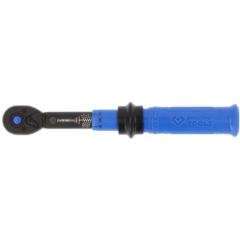 Brilliant Tools 1/4 Ratschen-Drehmomentschlüssel umschaltbar, 1-5 Nm