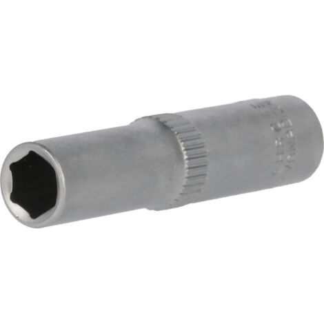 BRILLIANT TOOLS 1/4" Sechskant-Stecknuss lange Ausführung 7 mm - BT020953