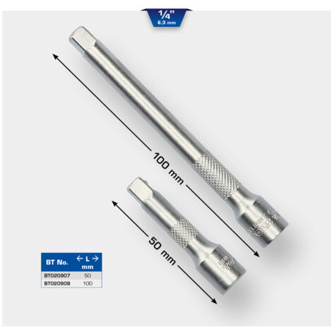 BRILLIANT TOOLS 1/4" Verlängerung 100 mm - BT020908