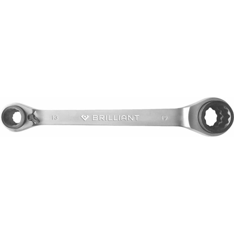 

BRILLIANT TOOLS Llave de trinquete doble