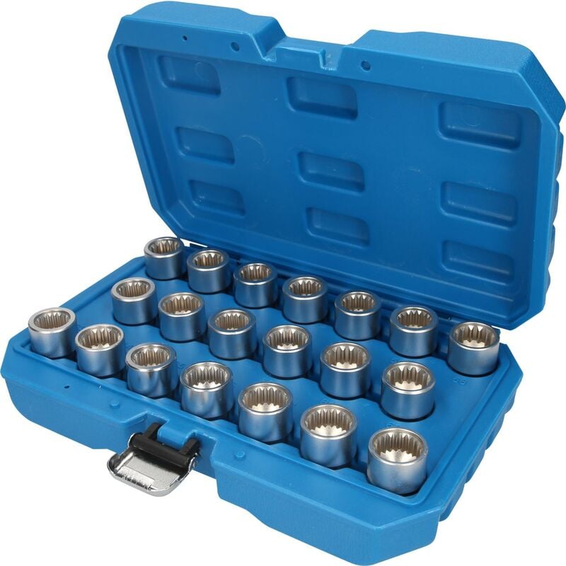 Brilliant Tools - Assortiment de systèmes antivols de roue pour Porsche, 20 pcs