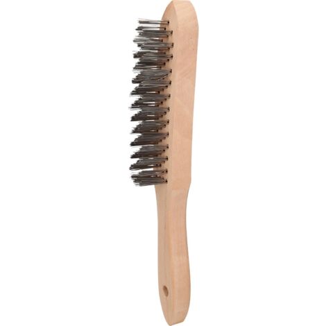 BRILLIANT TOOLS Brosse métallique manuelle 4 rangées 290mm - BT706002