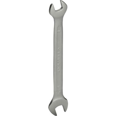 BRILLIANT TOOLS BT010901 Chiave a forchetta doppia, 8 x 9 mm [Powered by KS TOOLS]