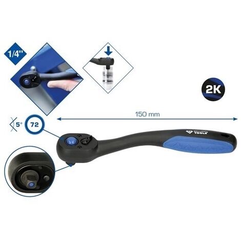 Brilliant Tools  BT020900 1/4" Umschaltknarre