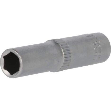 BRILLIANT TOOLS BT020953 Bussola esagonale 1/4", versione lunga, 7 mm [Powered by KS TOOLS]