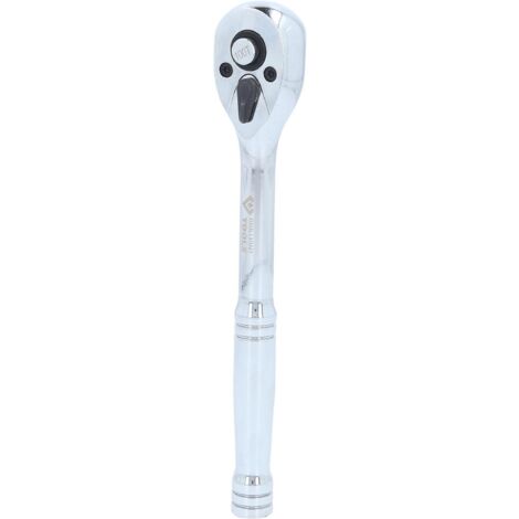 BRILLIANT TOOLS BT021995 Leva a cricco telescopica 3/8" con impugnatura in metallo, 100 denti [Powered by KS TOOLS]