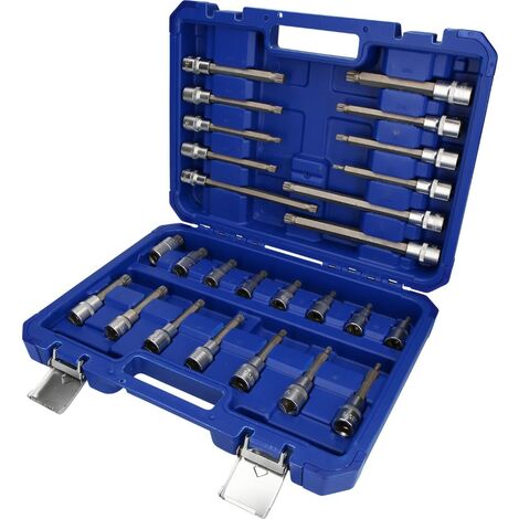 BRILLIANT TOOLS BT022026 Serie di Chiavi a Bussola 1/2", 26 pz, Profilo millerighe, XZN [Powered by KS Tools]