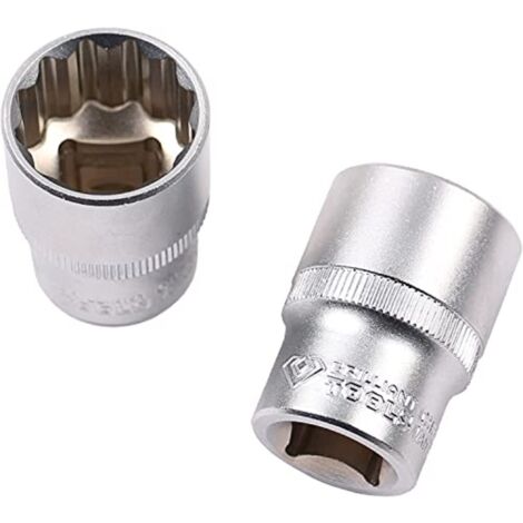 BRILLIANT TOOLS BT022430 Bussola esagonale 1/2", 30 mm [Powered by KS TOOLS]