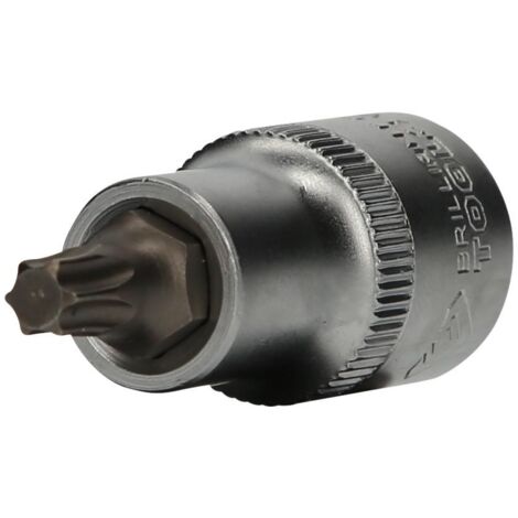 BRILLIANT TOOLS BT022974 Bussola a inserto Torx 1/2", lunga 55 mm, T40 [Powered by KS TOOLS]