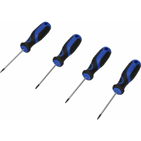 BRILLIANT TOOLS BT034004 Serie giraviti, 4 pz, profilo TX [Powered by KS TOOLS]