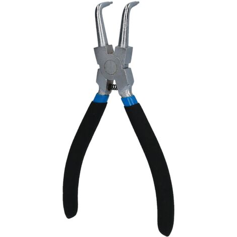 BRILLIANT TOOLS BT067004 Pinza per anelli Seeger per anelli di fissaggio interni, piegata, 175 mm [Powered by KS TOOLS]