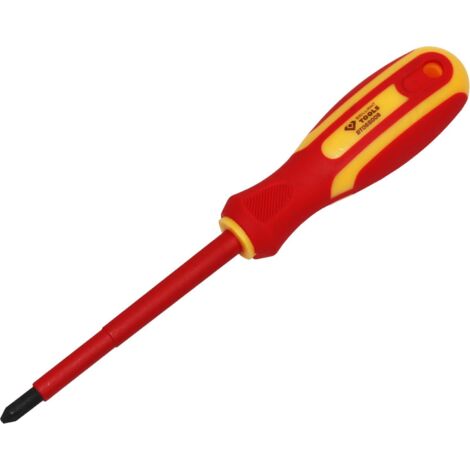 BRILLIANT TOOLS BT068008 Giravite VDE a croce PH2 x 100 mm [Powered by KS TOOLS]