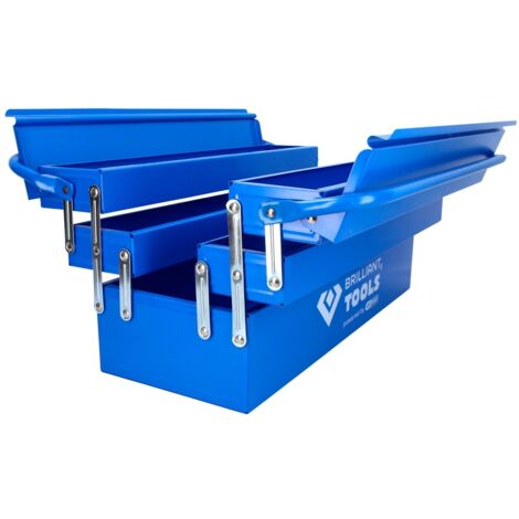 Brilliant Tools  BT150800 Metall-Werkzeugkasten, klappbar