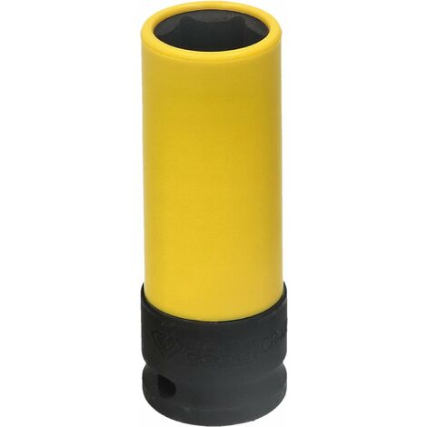 BRILLIANT TOOLS BT691007 1/2" Bussola per avvitatore a impulsi per cerchi in lega, da 19 mm [Powered by KS TOOLS]