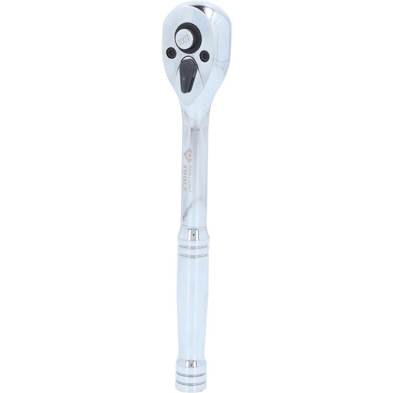 

Brilliant Tools Carraca reversible de 3/8' con mango metálico, 100 dientes