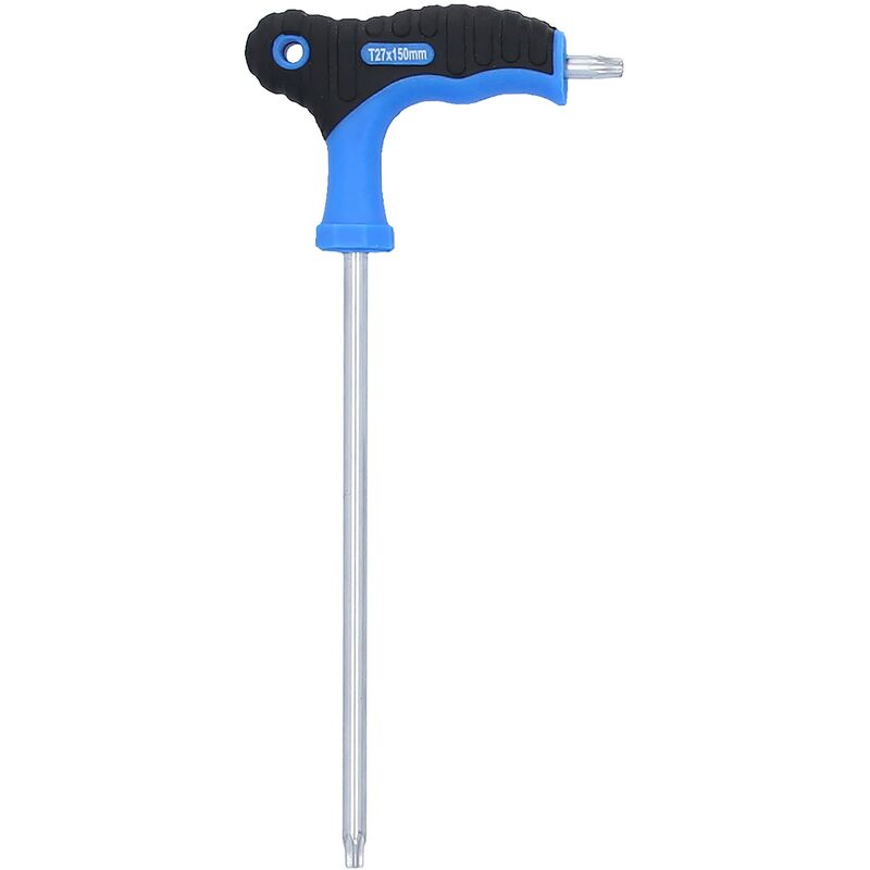 Image of Brilliant Tools - BT041015 Impugnatura a t Torx® con chiave maschio piegata con foro frontale T27 x 150 mm [Powered by ks tools]