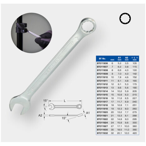 Douille Torx BRILLIANT TOOLS BT020982 - TB15, 1/4", Percée, Acier Chrome Vanadium, Pour Visserie Sécurisée