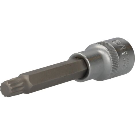 BRILLIANT TOOLS Douille à embout multident 1/2" 100 mm de long M9 - BT022943