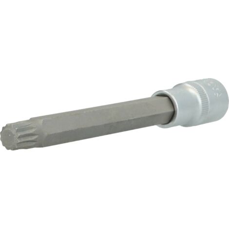 BRILLIANT TOOLS douille embout XZN 1/2" longue 140 mm M12 - BT022955