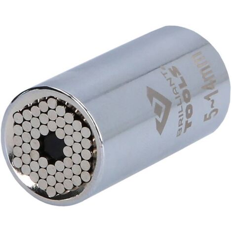 BRILLIANT TOOLS Douille universelle 1/4" 5 - 14 mm - BT020899