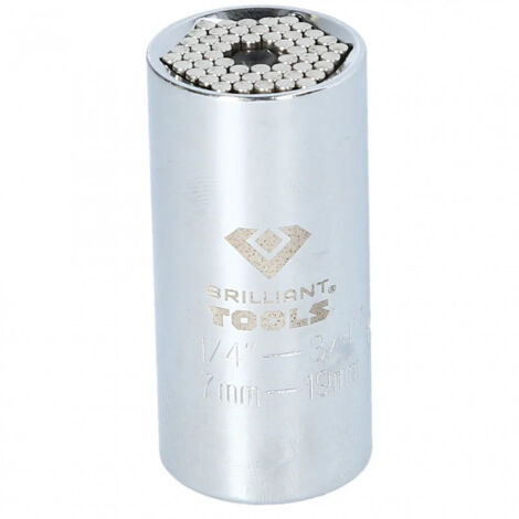 BRILLIANT TOOLS Douille universelle 3/8" 7 - 19 mm - BT021899