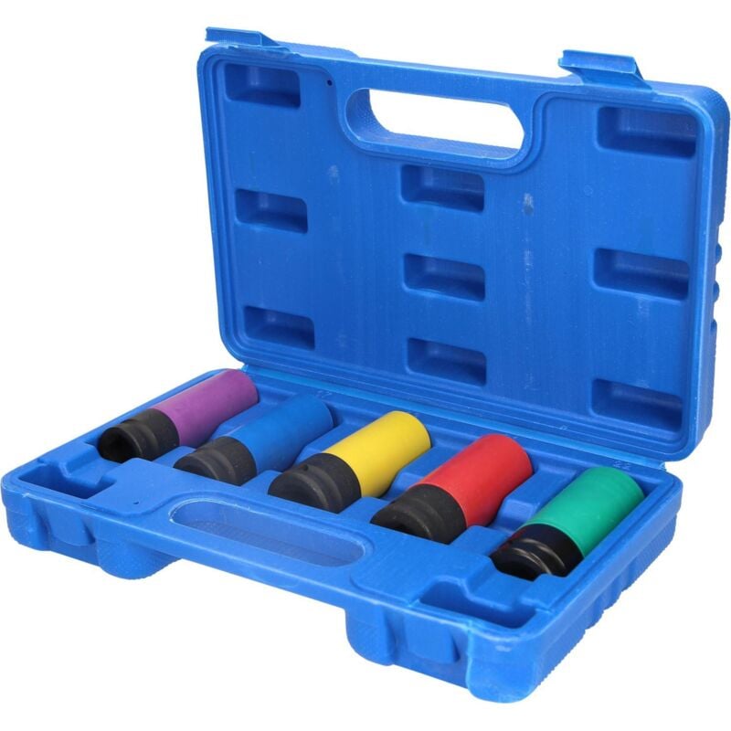 Jeu de douilles 1/2' en aluminium pour jantes, 5 pièces - BT691010 - Brilliant Tools