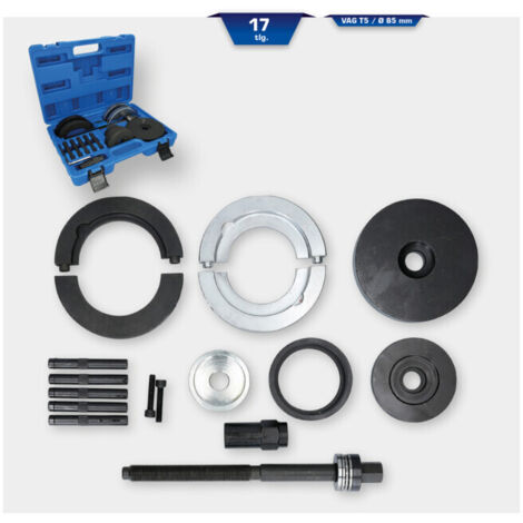 Brilliant Tools Jeu d’outils pour roulements de roues, pour VAG, coquille 85 mm, 17 pcs
