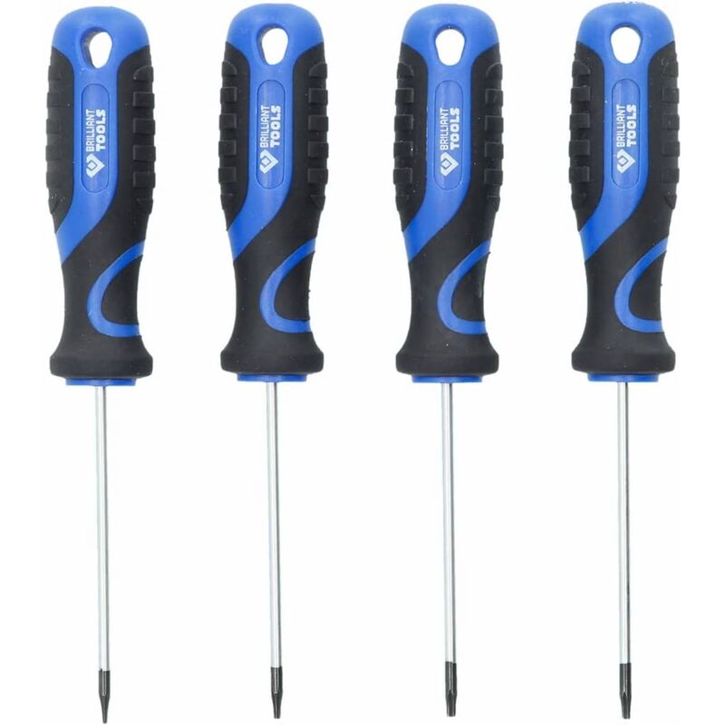 

Brilliant Tools - Juego de destornilladores 4 piezas