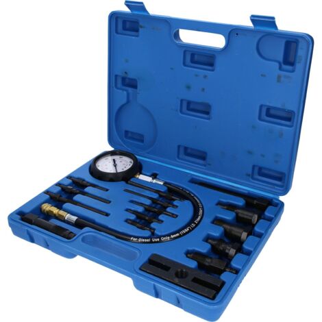 BRILLIANT TOOLS Kit de testeur de compression pour moteurs diesel 18 pièces - BT581000